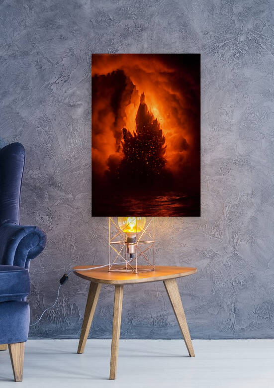 Explosing lava in Hawaii by Joe Belanger