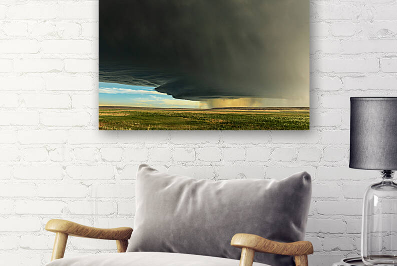 Tornadic Cell over Grassy Field by Joe Belanger