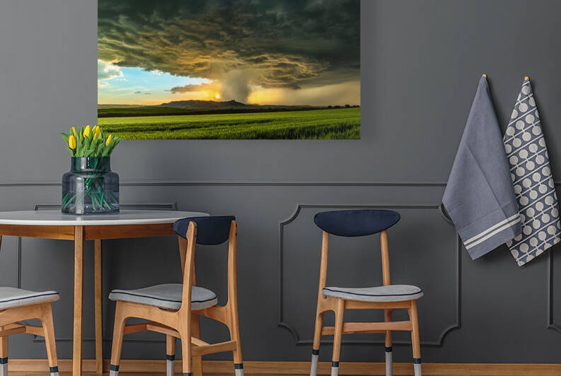 Tornadic Cell over Grassy Field by Joe Belanger