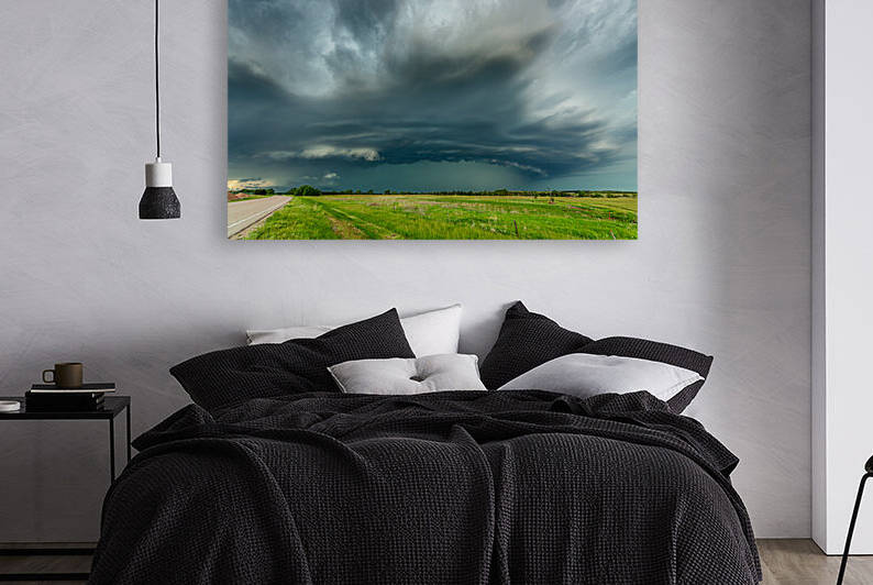 Tornadic Cell over Grassy Field by Joe Belanger