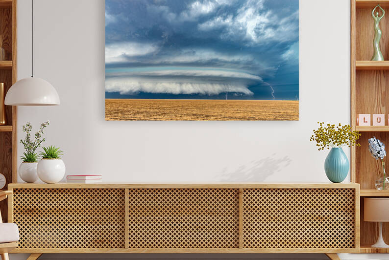 Lightning over Plains by Joe Belanger