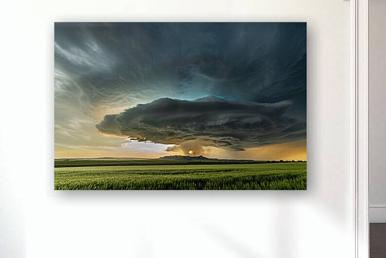 Tornadic Cell over Grassy Field by Joe Belanger