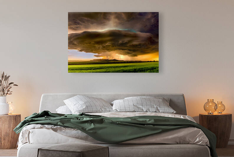 Tornadic Cell over Grassy Field by Joe Belanger
