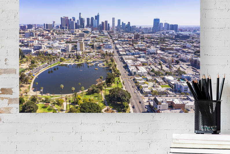 MacArthur Park Los Angeles by Joe Belanger