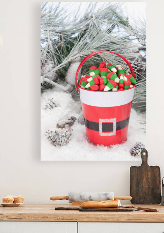 Bucket of Christmas Candy by Joe Belanger