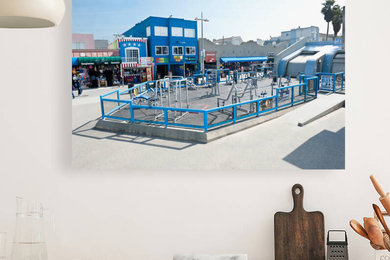 Muscle Beach Gym in Venice California by Joe Belanger