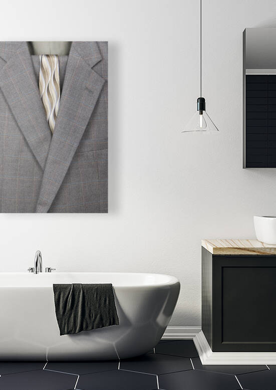 Business suit and necktie by Joe Belanger