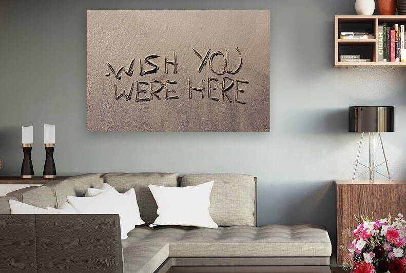 Sand message by Joe Belanger