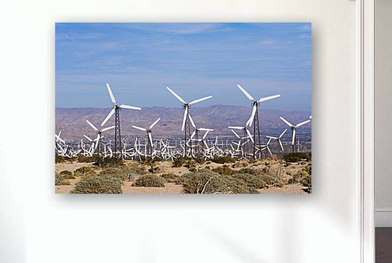 Windmills in Palm Springs by Joe Belanger
