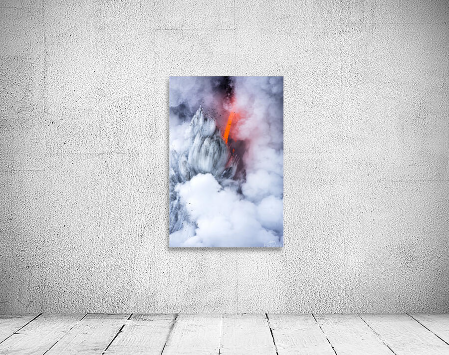 Exploding lava flow in Hawaii Wall Preview