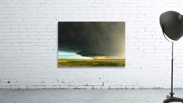 Tornadic Cell over Grassy Field Wall Preview