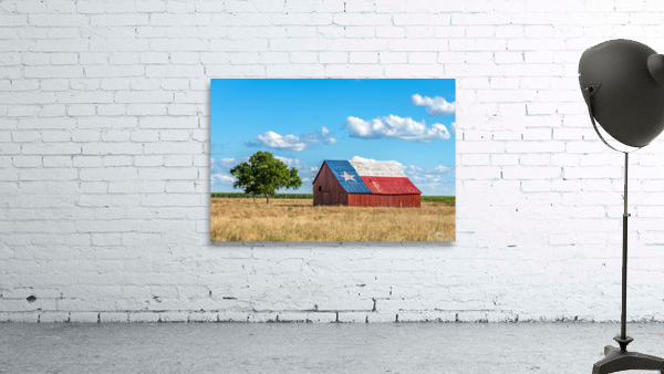 Barn with Texas Flag Wall Preview