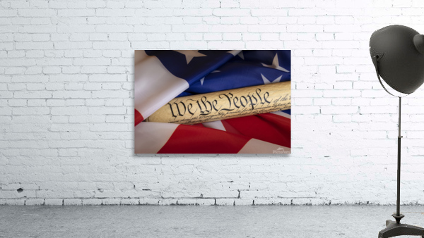Constitution and American Flag Wall Preview