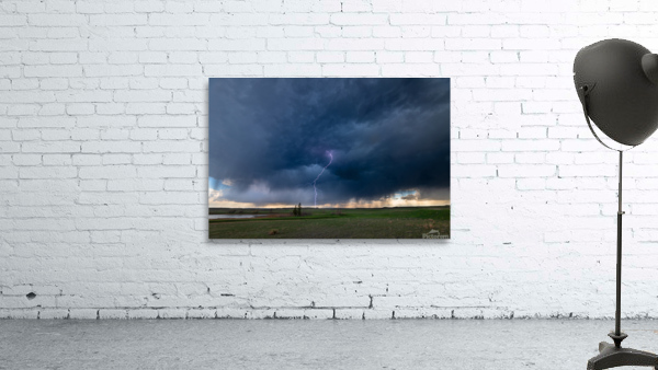 Lightning Storm over Plains Wall Preview