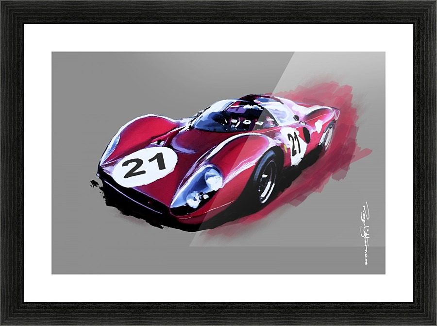 Ferrari 330P4 Picture Frame print