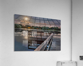 Rising moon on Island Lake Acrylic Print