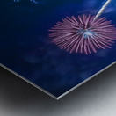 Reflections of fireworks Impression metal