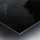 Speeding trails of the Milky Way Metal print