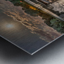 Rising moon on Island Lake Metal print