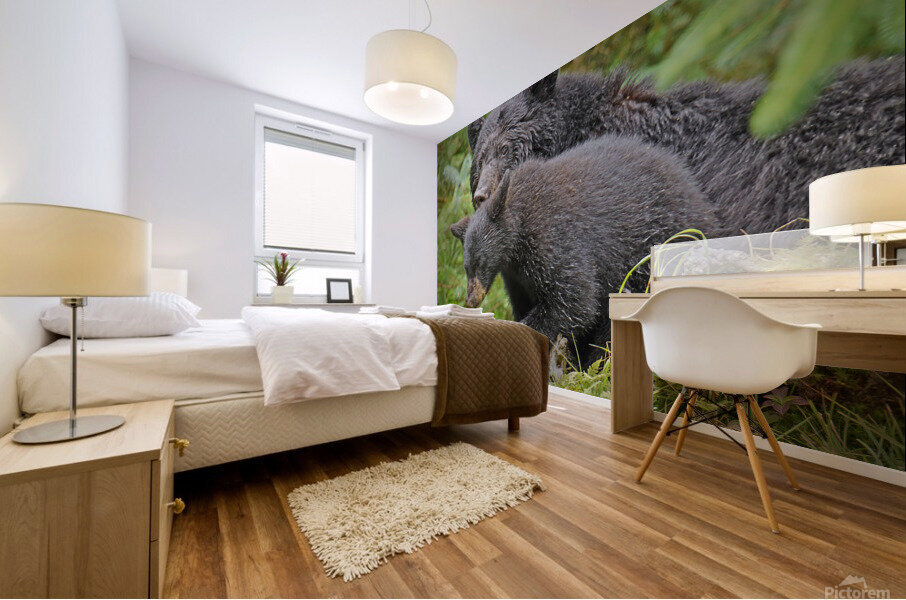 Mom and Cub Impression murale