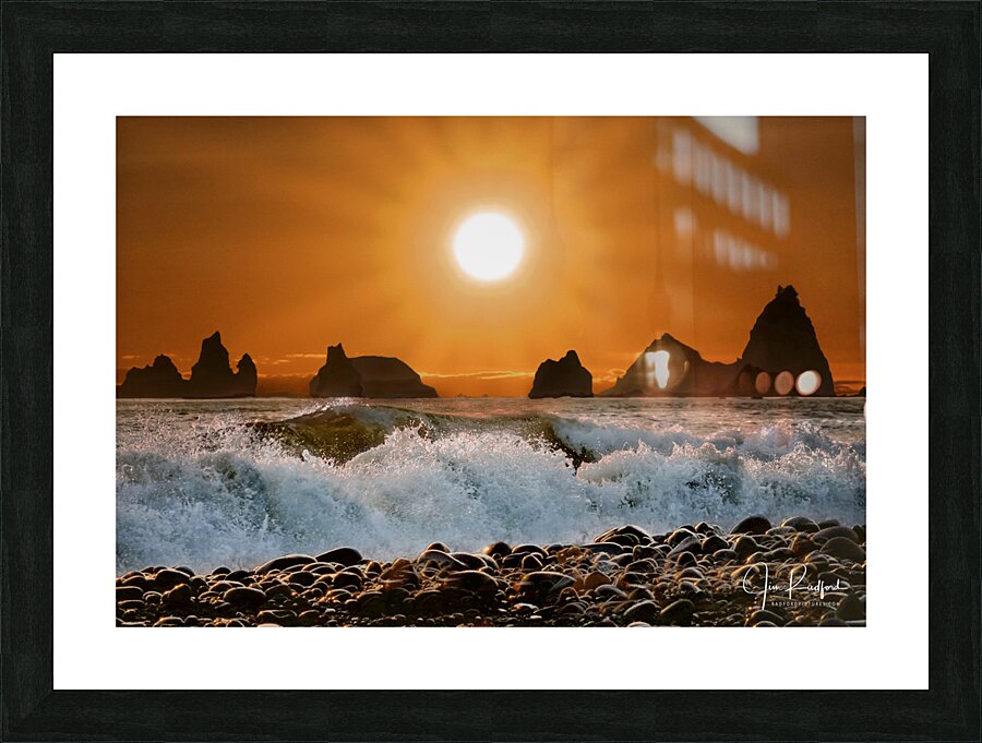 Sunset at Rialto Beach Picture Frame print