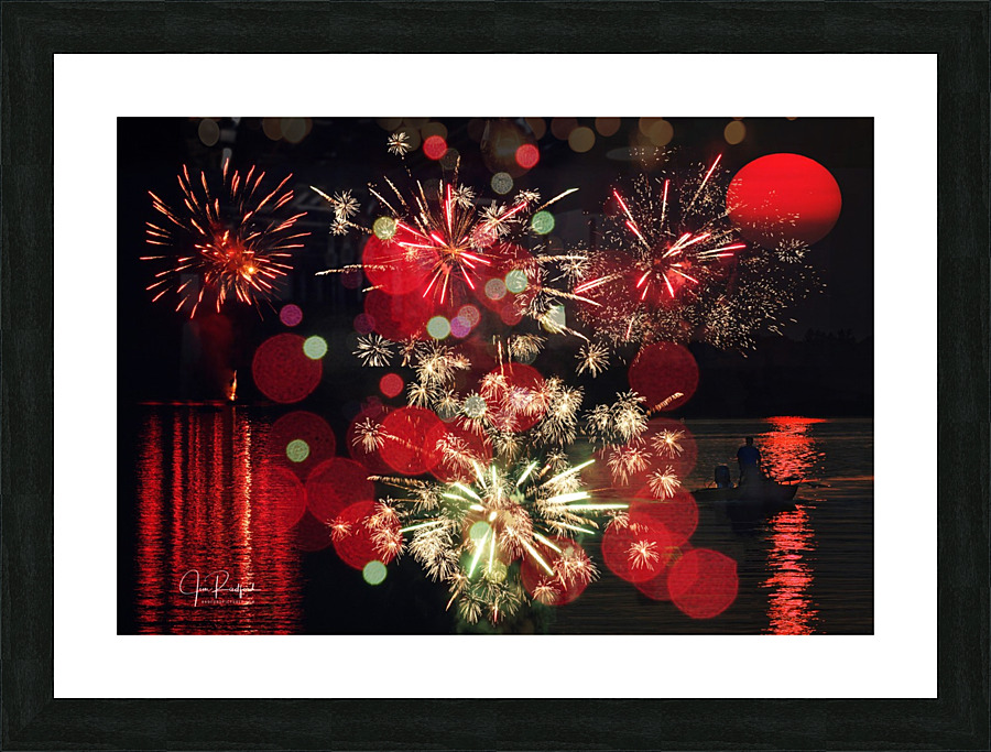  Fireworks Fantasy Picture Frame print