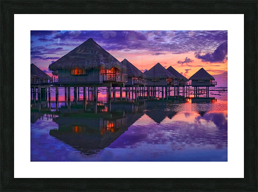 Twilight in Tahiti Impression et Cadre photo