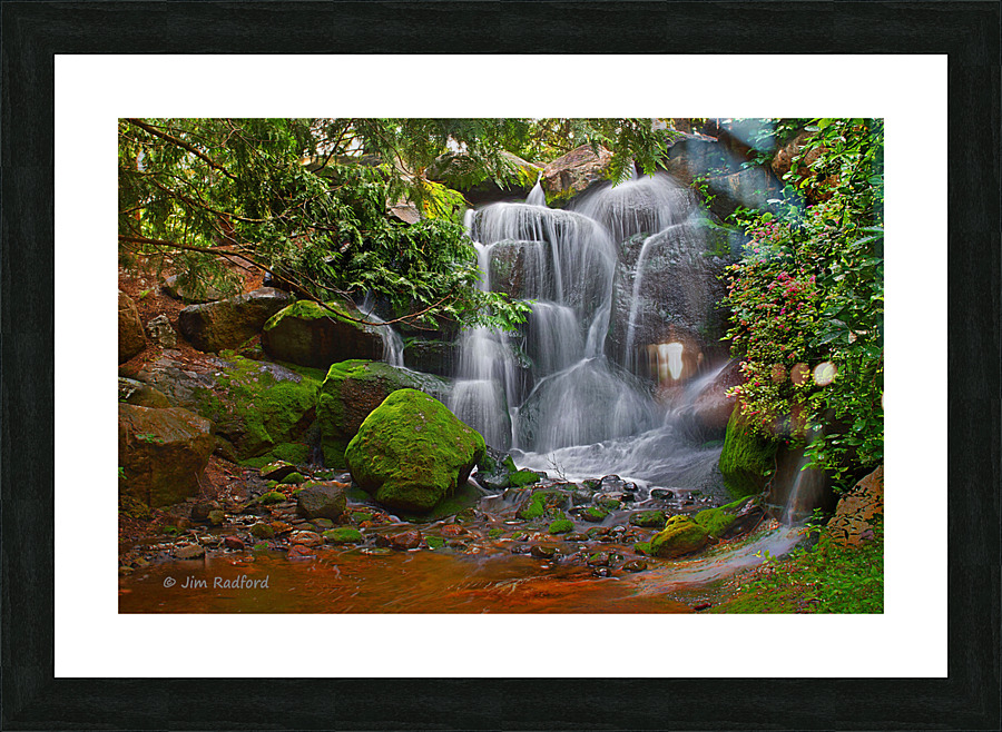  Arboretum Falls Picture Frame print