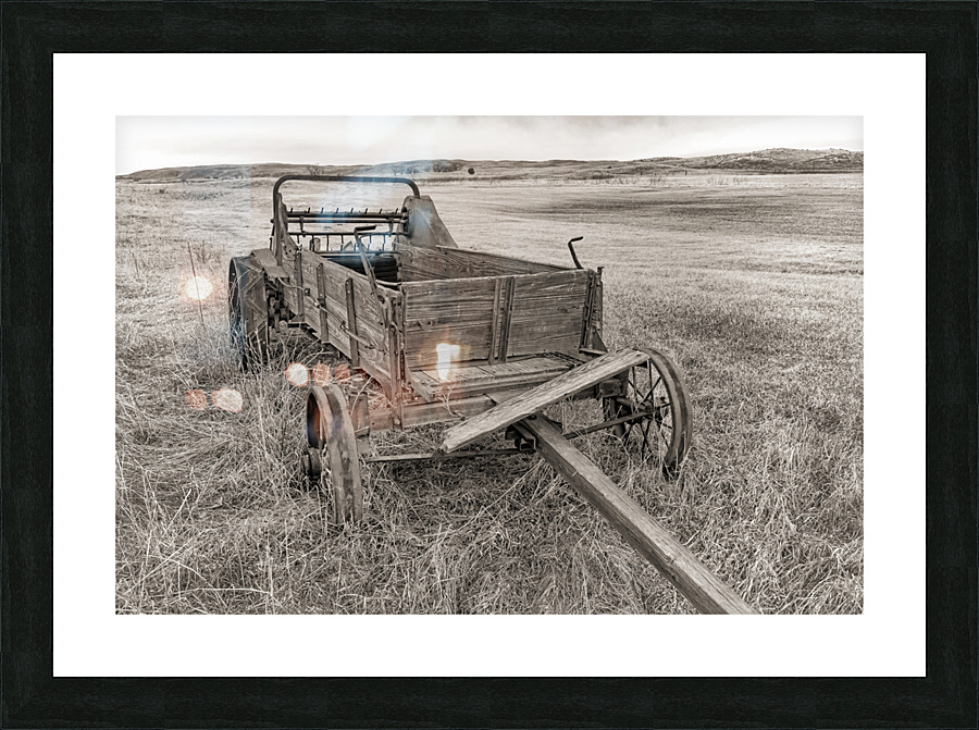 Nebraska hay wagon Impression et Cadre photo
