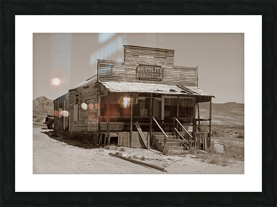  Rhyolite Nevada ghost store Impression et Cadre photo