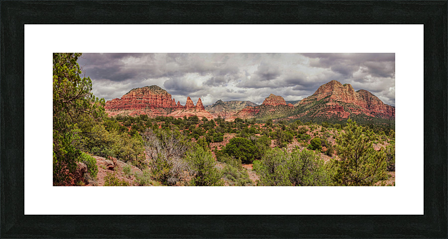 1869 Sedona Impression et Cadre photo