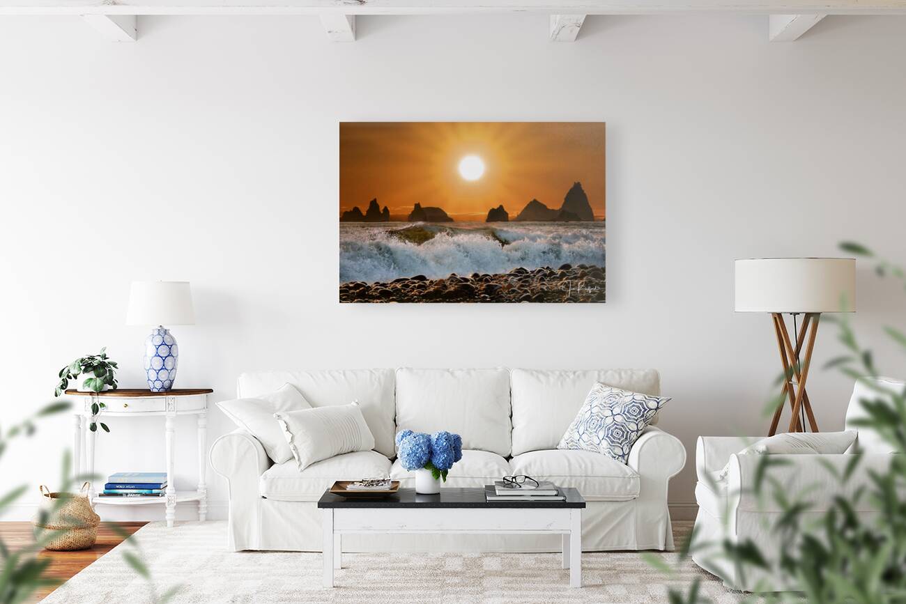 Sunset at Rialto Beach Reproduction