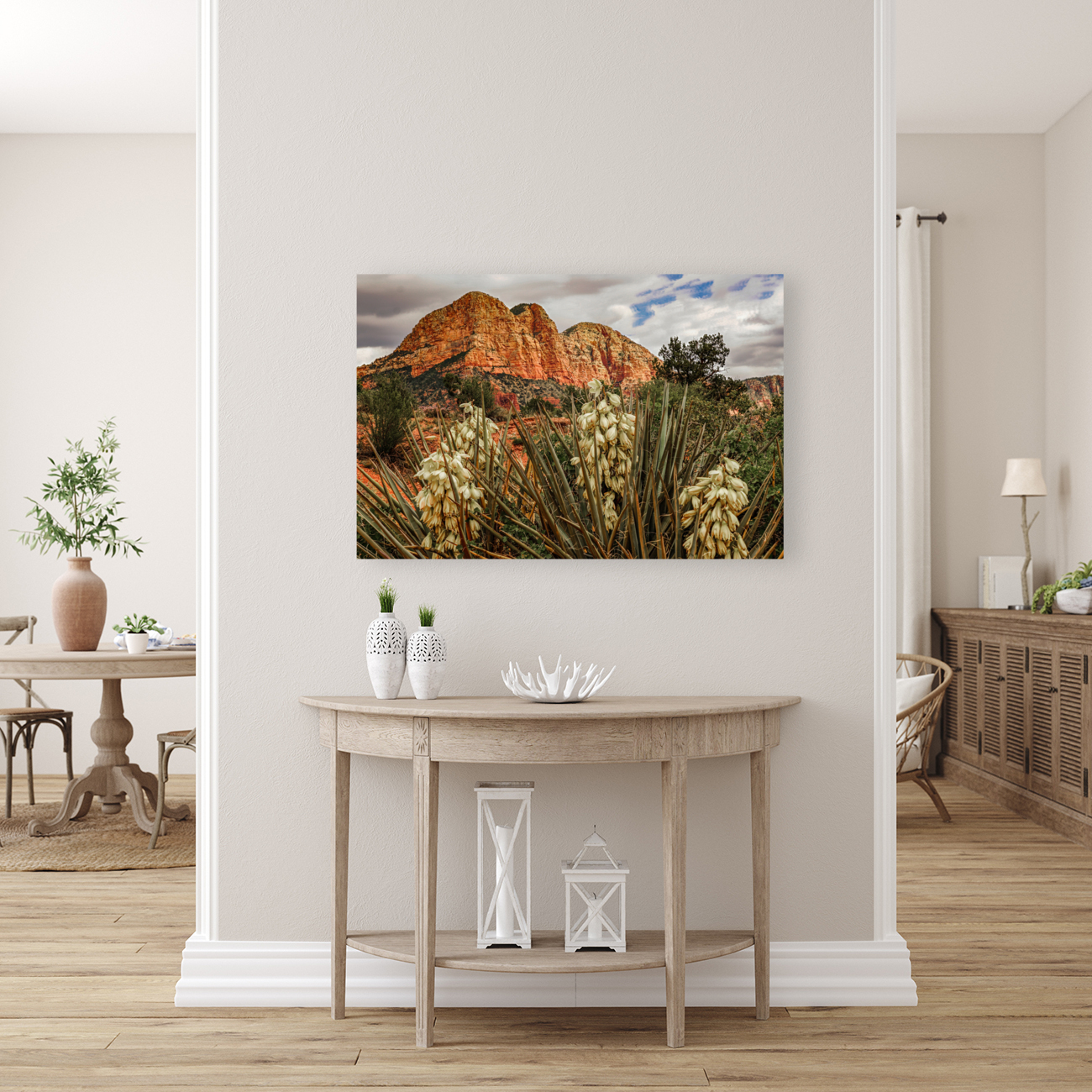 Flowers in Sedona Reproduction