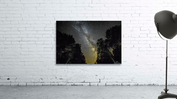 Speeding trails of the Milky Way Wall Preview