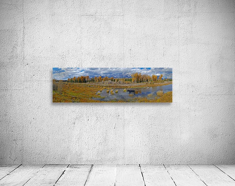 The Snake River near the Tetons Wall Preview