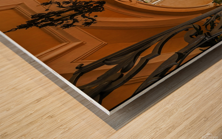 Hotel arches of Positano Wood print