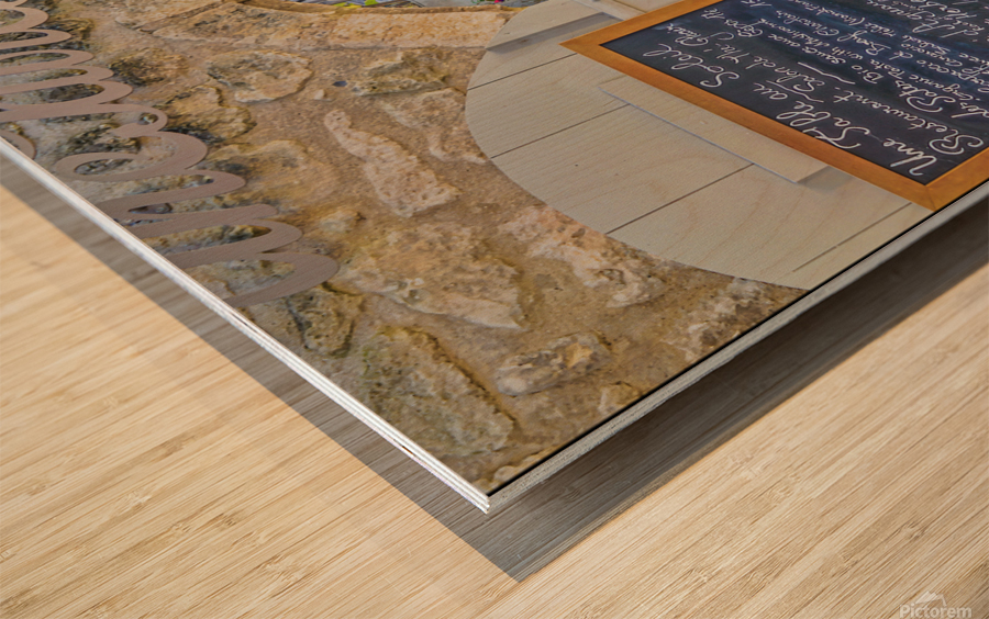 Savory menus of France Wood print