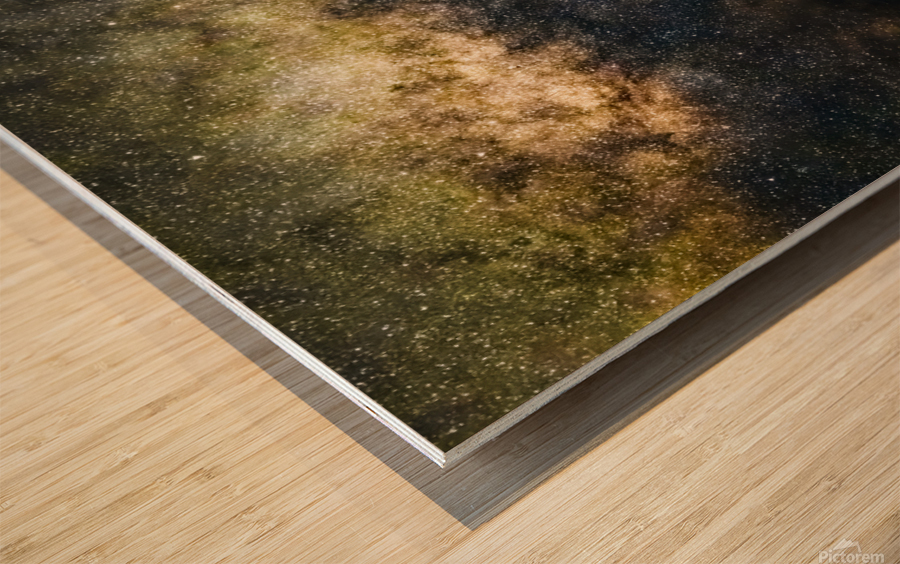 The Milky Way Wood print