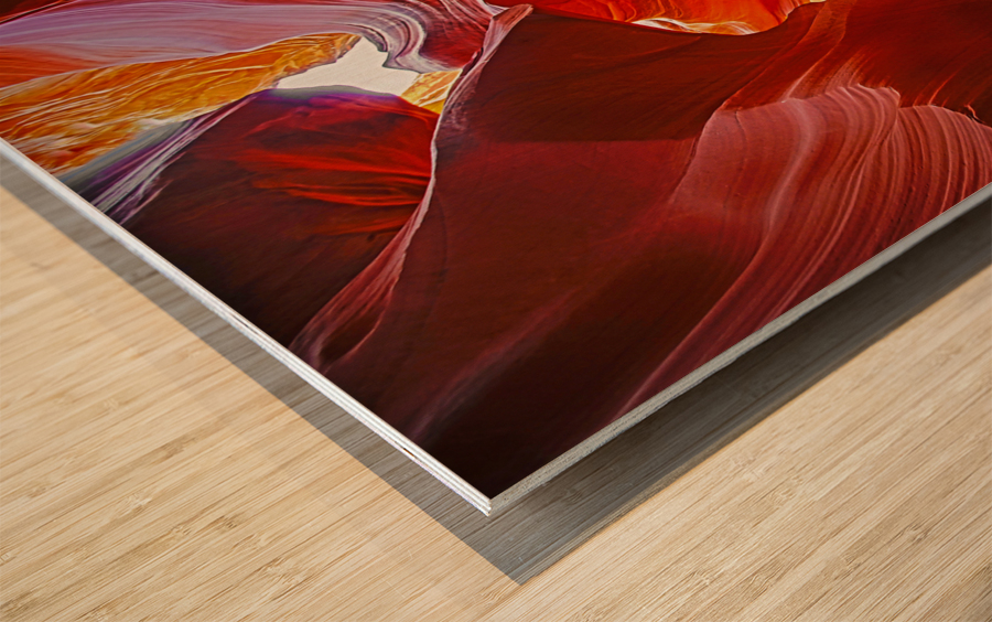 Arizona slot canyons Impression sur bois