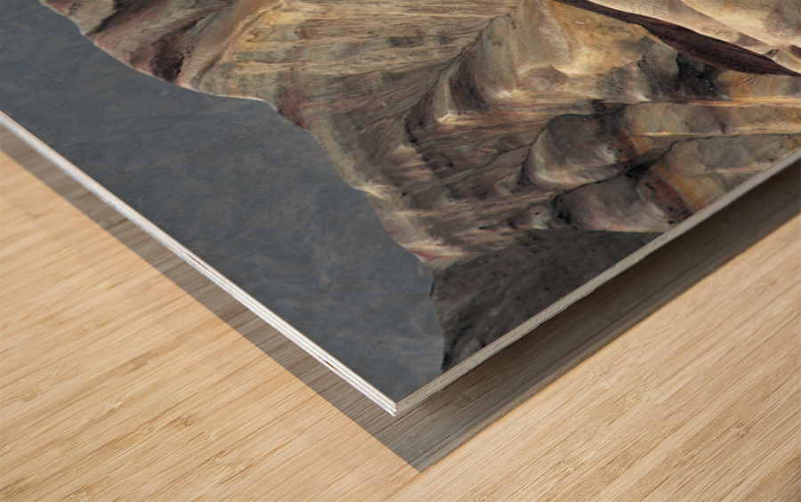 Zabriskie Point - Death Valley Impression sur bois