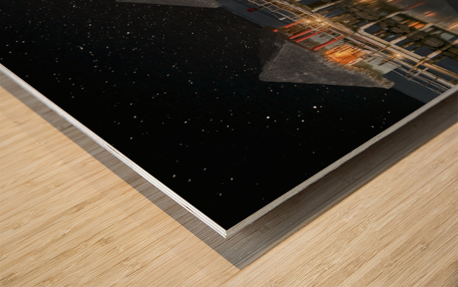  Tahaiti bungalows Wood print