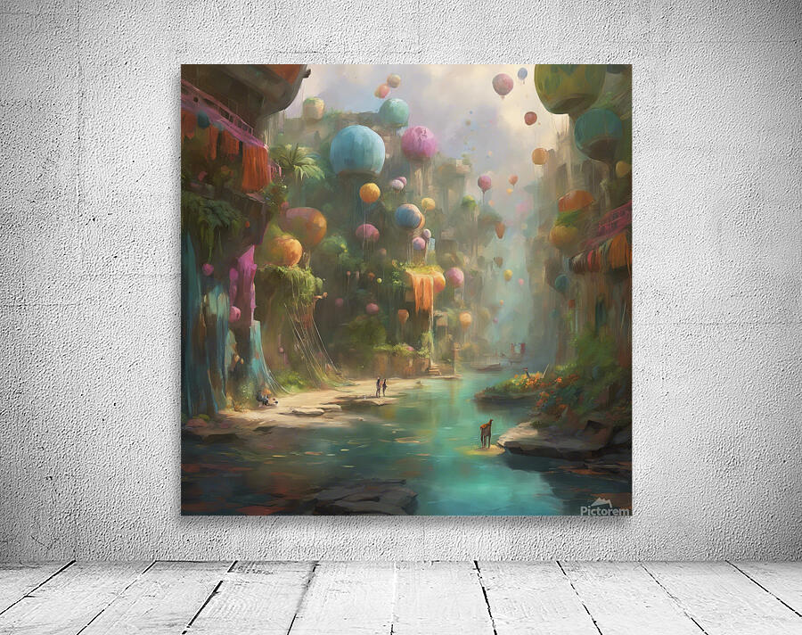 286769 Description  A wall painting exuding an at Wall Preview