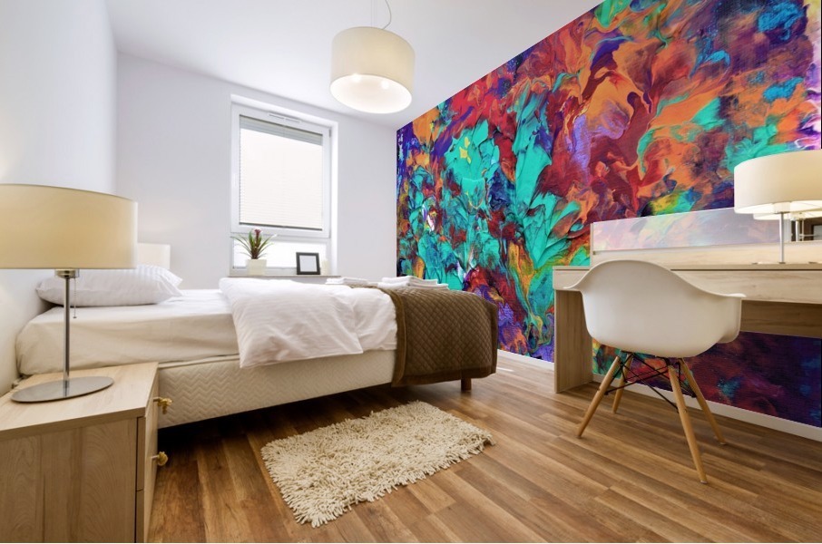 Bouquet Mural print