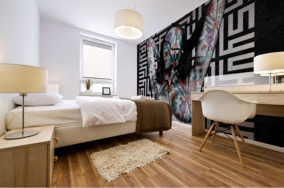 Body Art Mural print