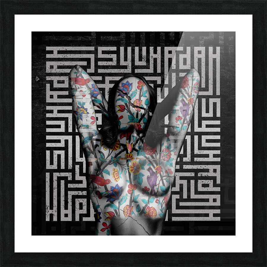 Body Art Picture Frame print