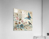 A serene and artistic illustration inspired by nature Acrylic Print