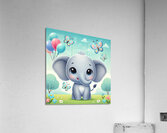 cartoon elephant Acrylic Print