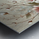 A serene and artistic illustration inspired by nature Metal print