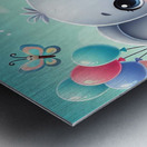 cartoon elephant Metal print