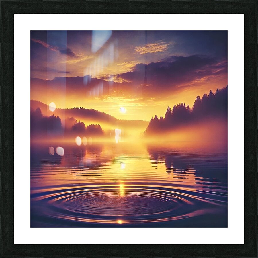 Dreamy landscape Picture Frame print